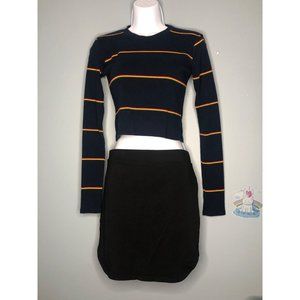 Forever 21 size large black skirt